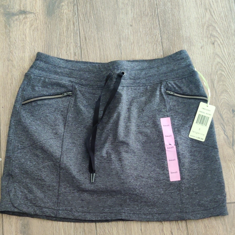 NWT Tangerine Brand Gray Women's Skort  Small
